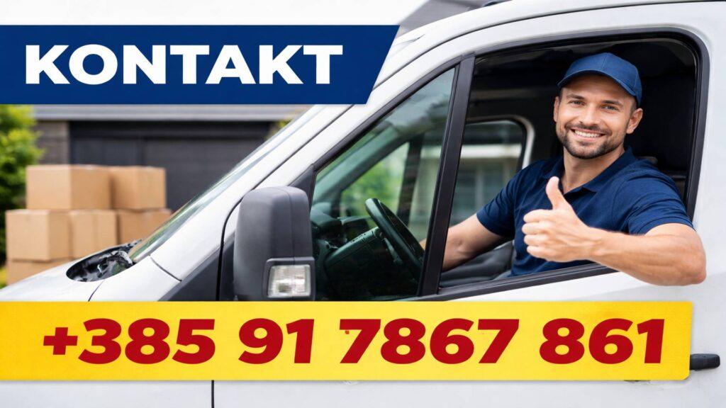 selidbe Zagreb kontakt broj kombi prijevoz Zagreb